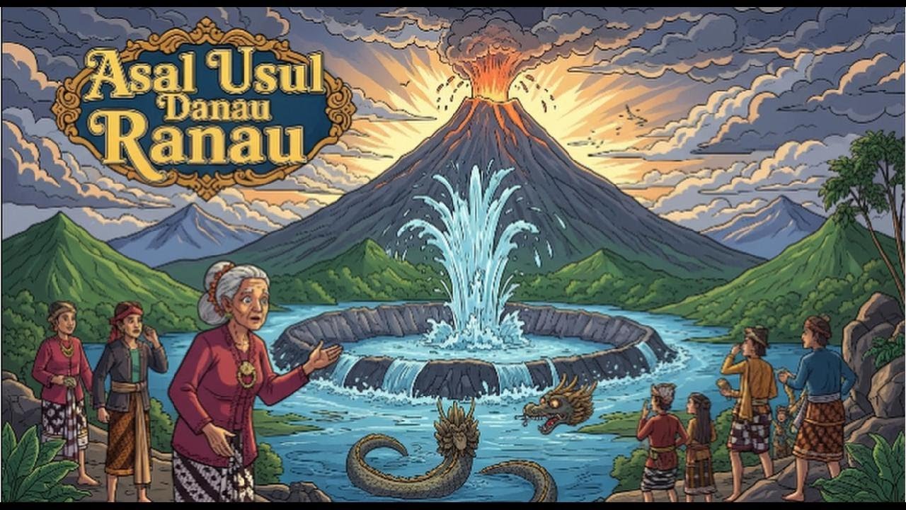 Cerita Rakyat Asal Usul Danau Ranau | Legenda dari Sumatera Selatan