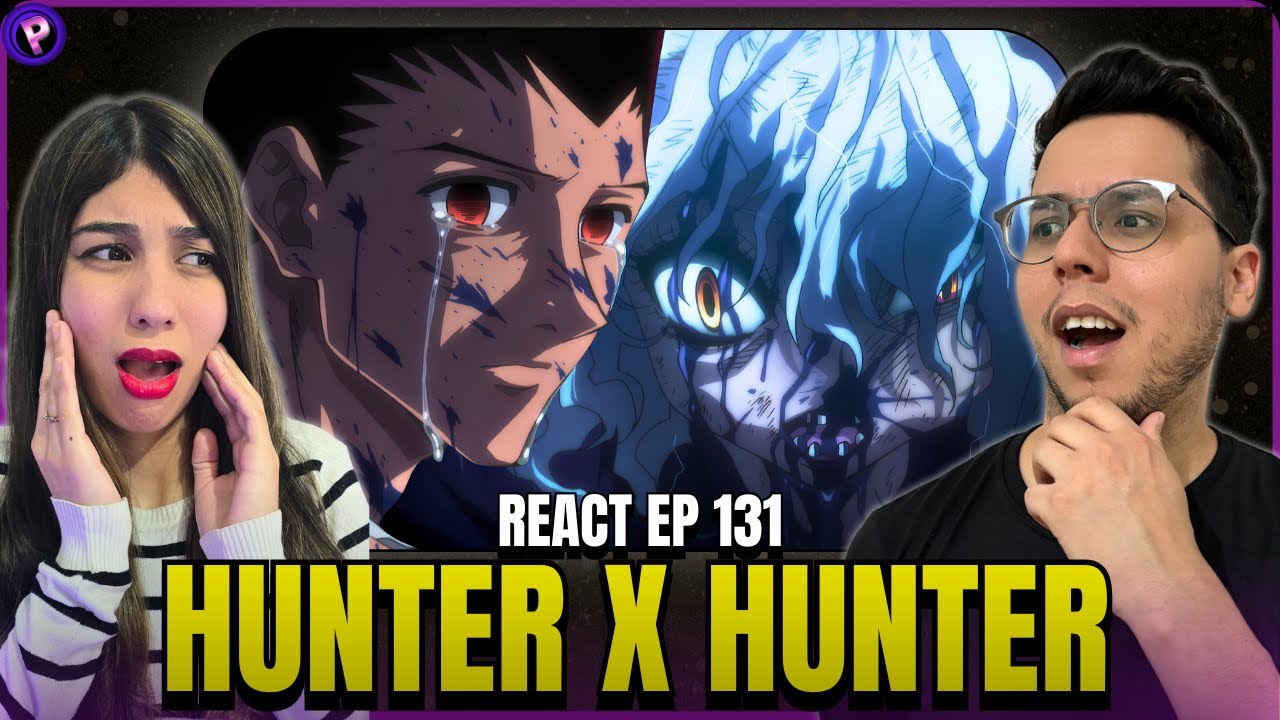 GON VS PITOU! É O FIM DO GON? REACT HUNTER X HUNTER EP 131 DUBLADO