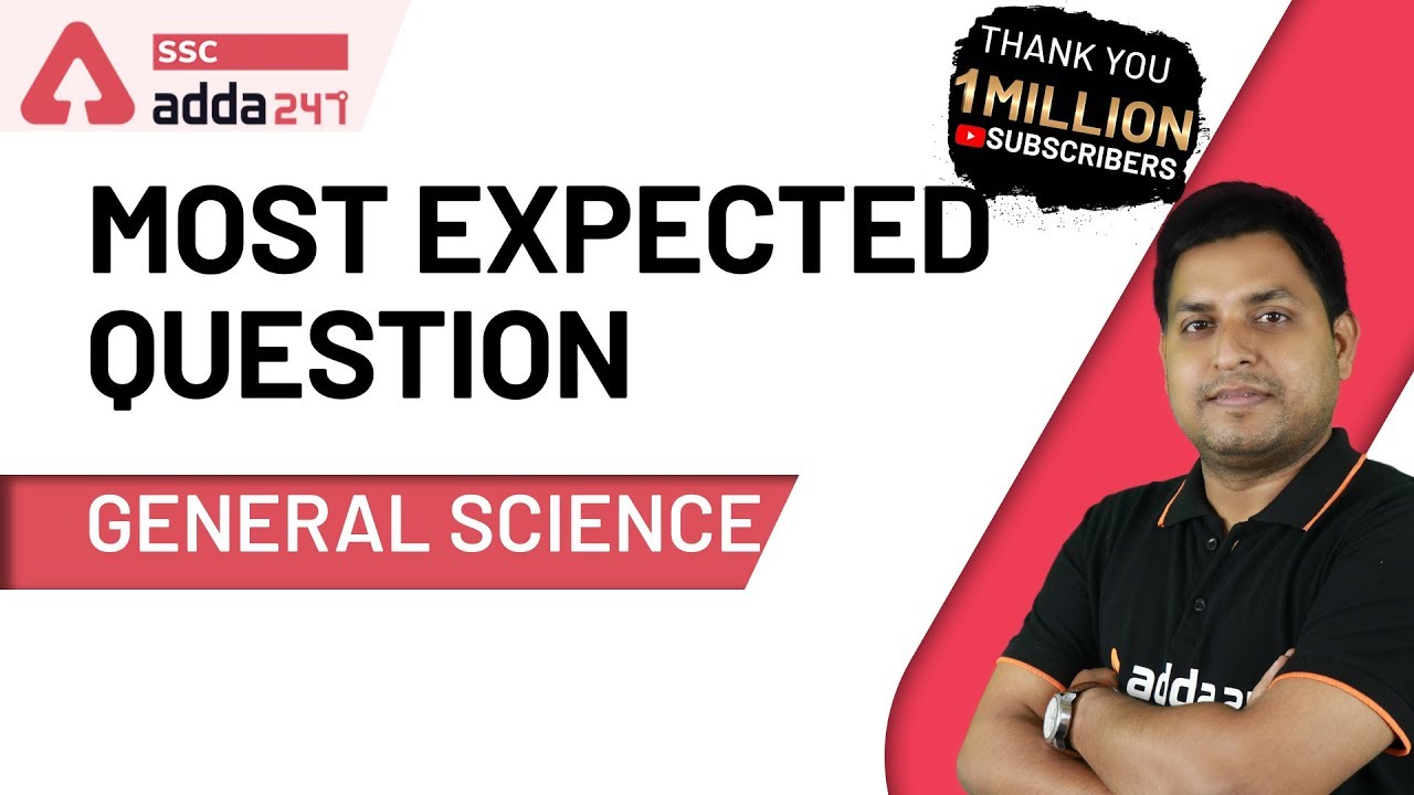 Most Expected Question of Science for SSC CHSL | Special Class