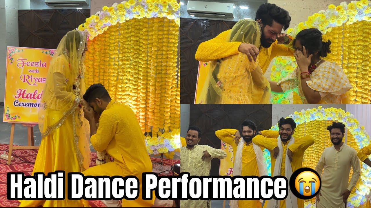 Haldi Emotional Dance Performance 😭| Abresh Rone Laga Huda api ki Dulha | Fokats | Abresh & Zeeshan
