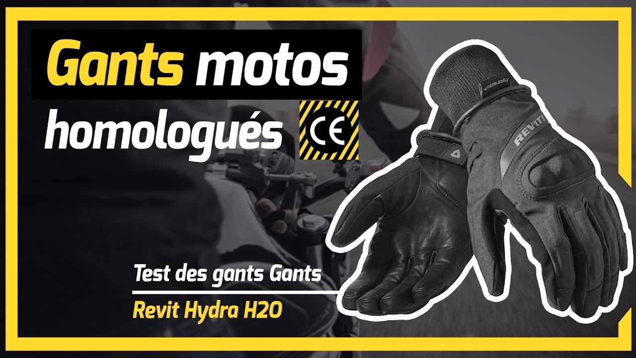 Choisir ses gants moto homologués - Test Rev It Hydra H2O