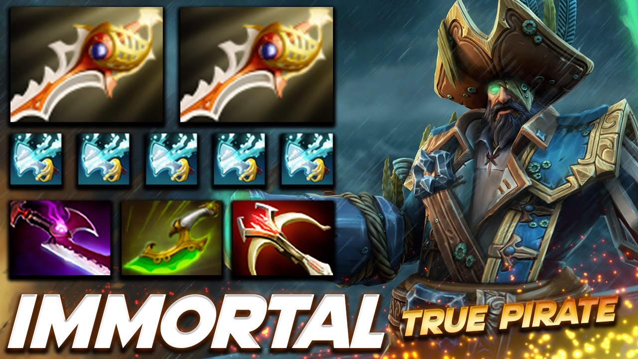 Kunkka Immortal True Pirate - Dota 2 Pro Gameplay [Watch & Learn]