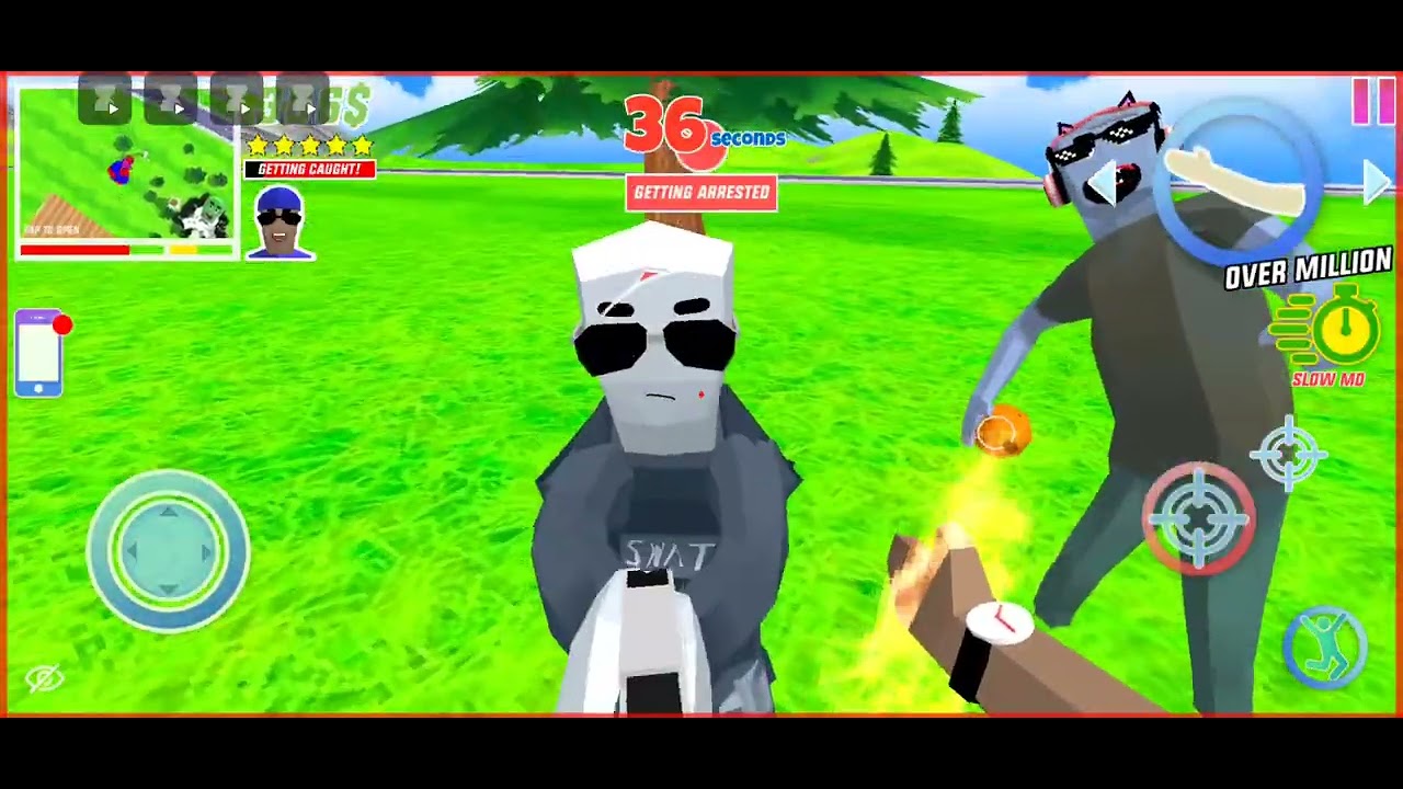 Dude mode Chet vs polisi dan zombie