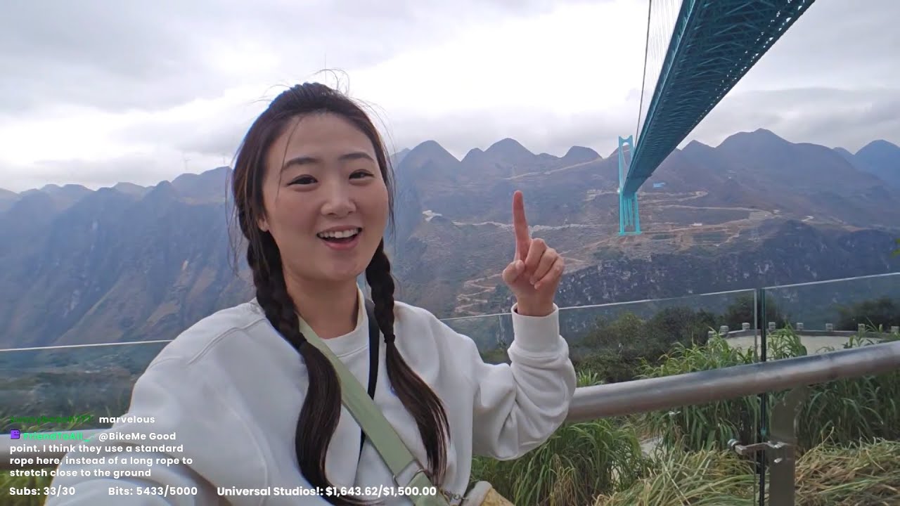 🇨🇳 EPIC! Tallest bridge take 2! Today we go on top! Huajiang canyon bridge. China IRL