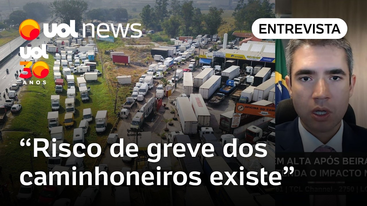 Risco de greve dos caminhoneiros existe, mas demandas tem sido cumpridas, diz diretor da ANTT