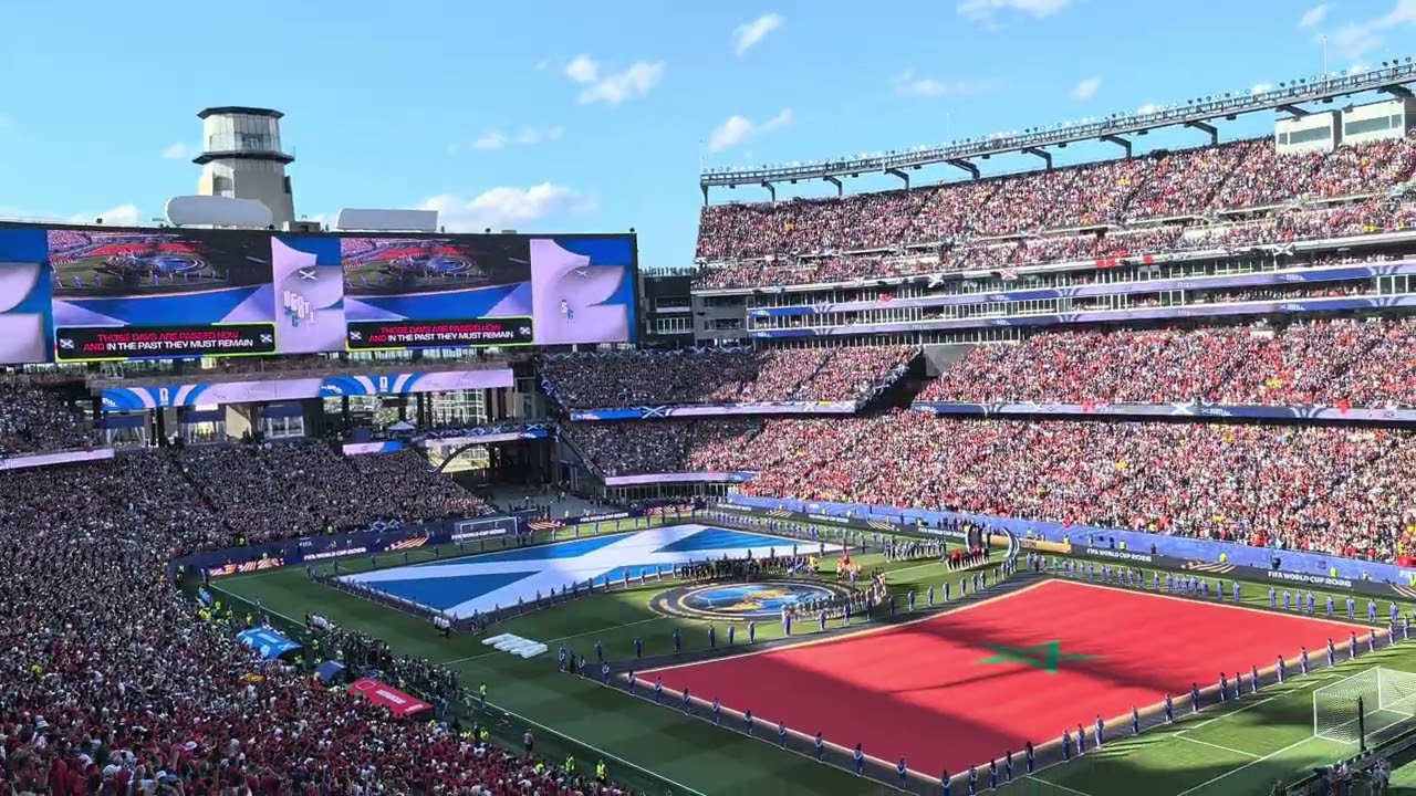Flower of Scotland - Scotland v Morocco - 19 June 2026 - FIFA World Cup 2026 - Boston Stadium 