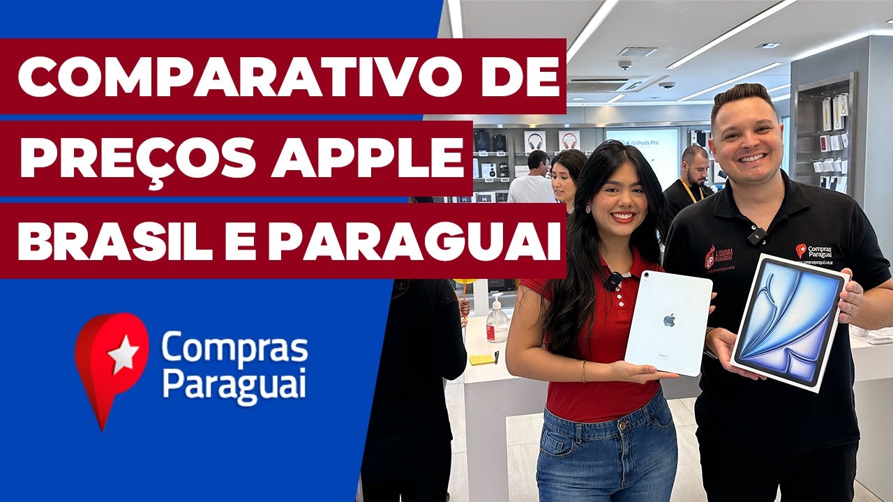 2024: Comparativo de preços Apple Brasil e Paraguai  #NISSEI