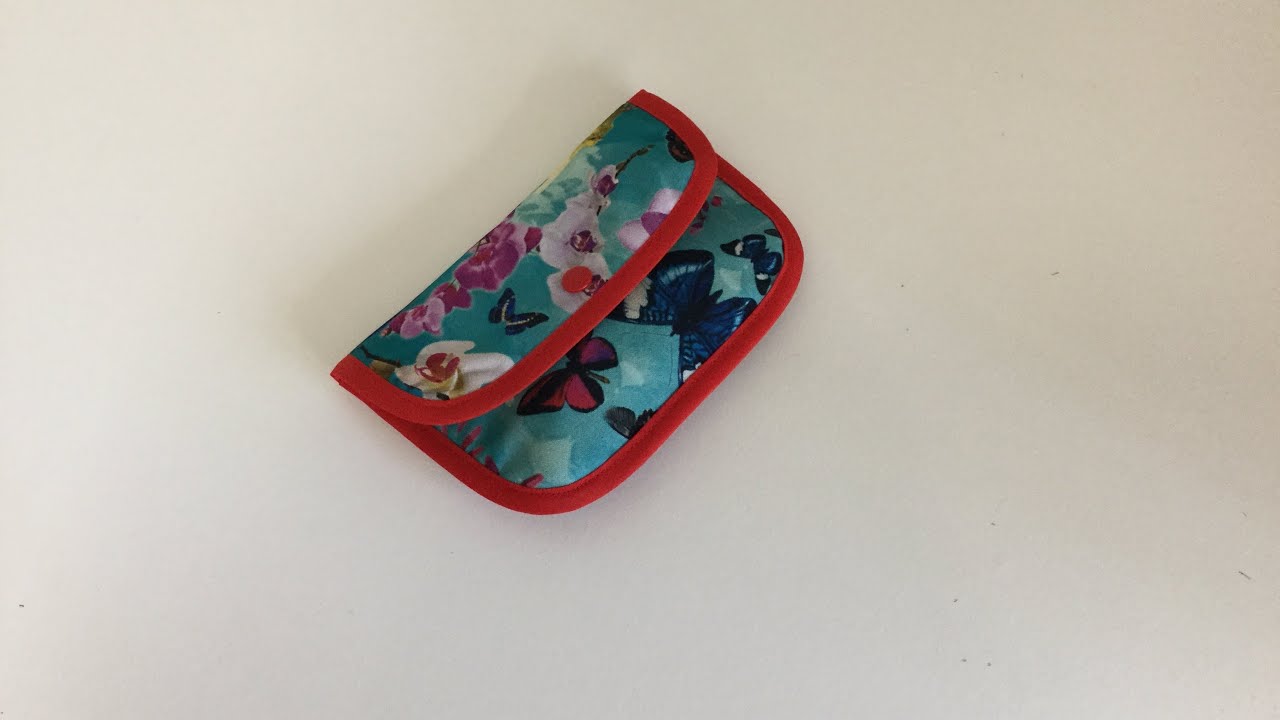 Coudre une petite pochette avec du biais ~ Tuto couture Madalena
