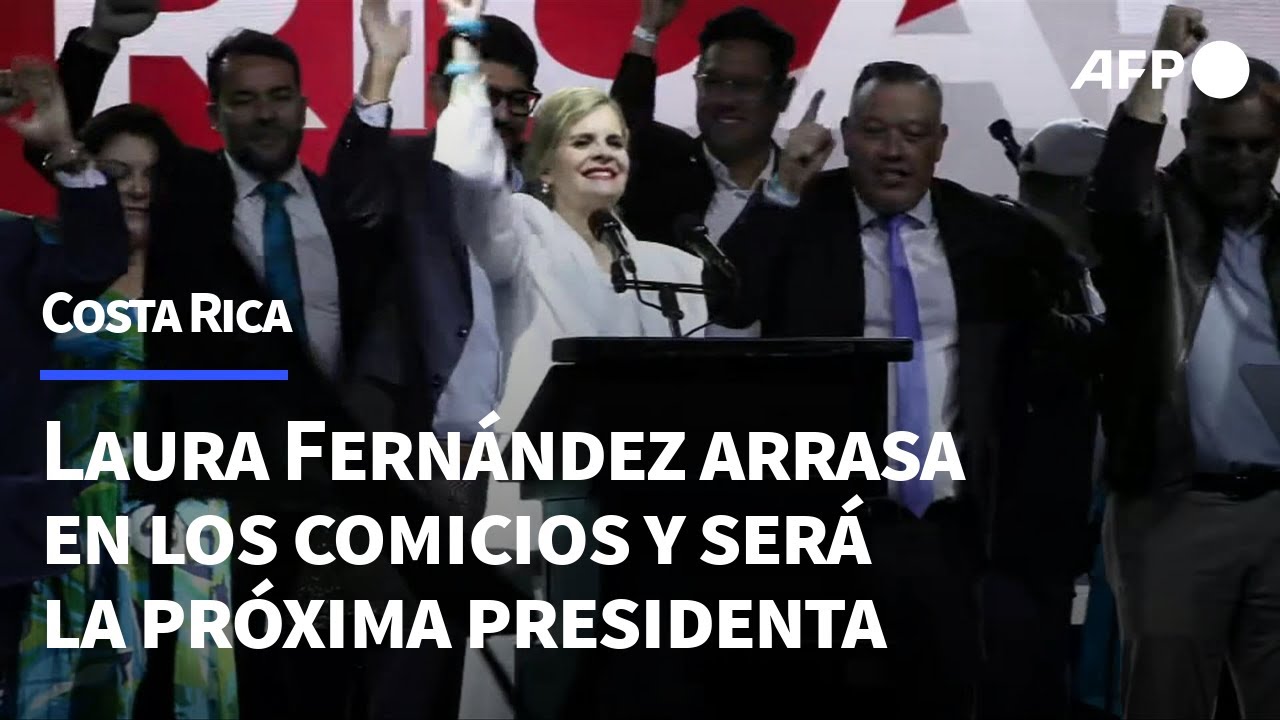 La derechista Laura Fernández será la próxima presidenta de Costa Rica | AFP