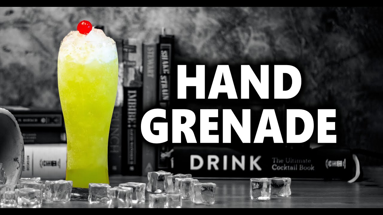 Louisianna's Strongest Drink The Hand Grenade Cocktail