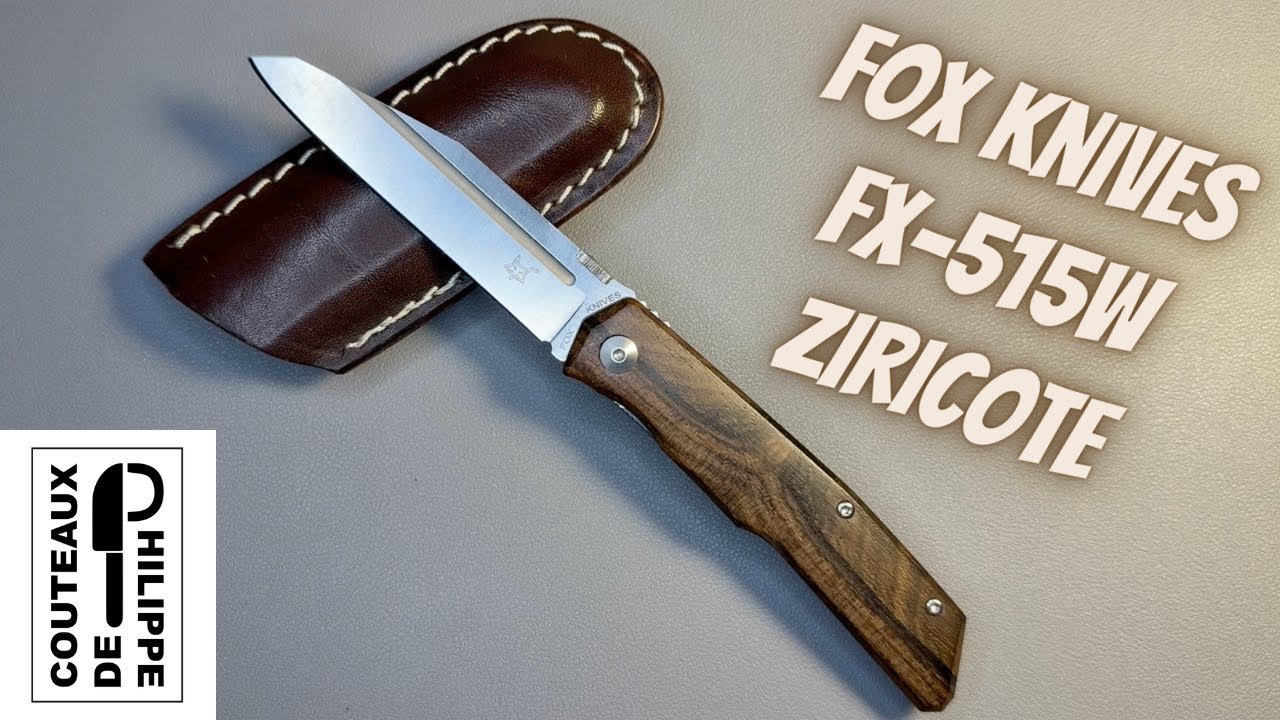 FX 515W en Ziricote de chez Fox Knives, prêt à dégainer!