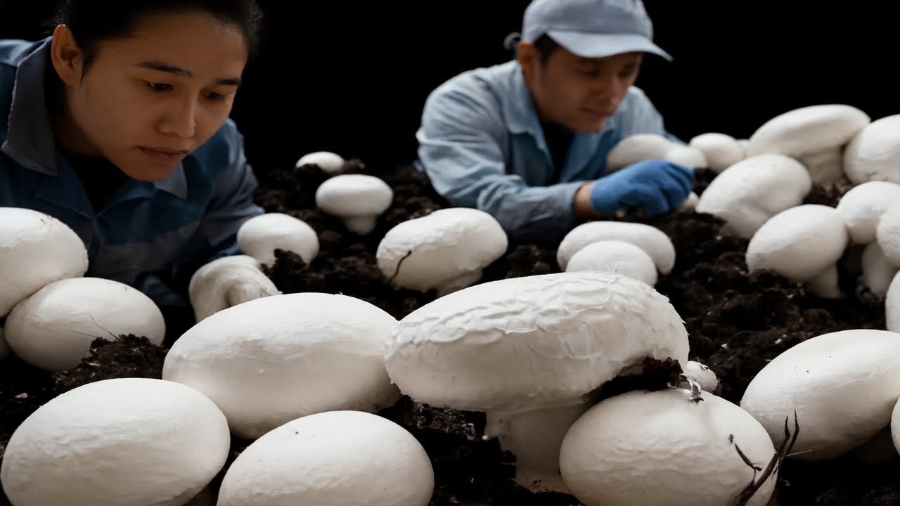 Comment des Millions de Champignons Sont Cultivés en Usine – Ferme Moderne