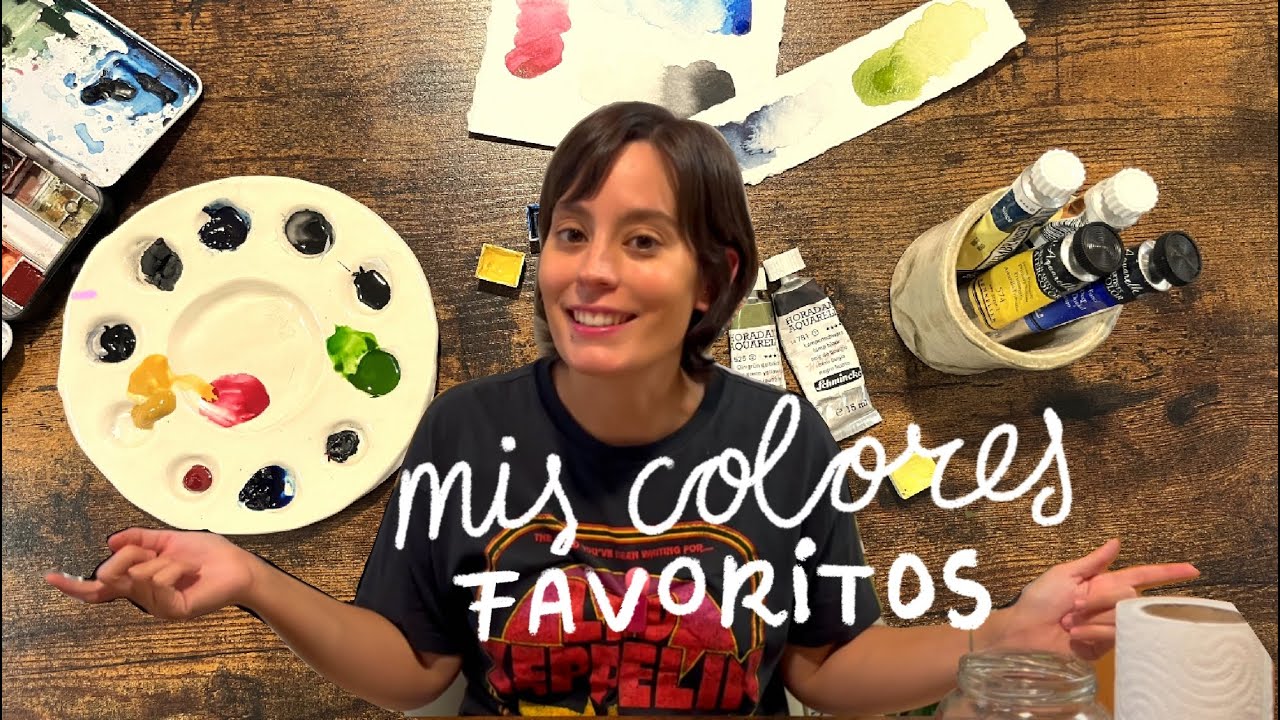 Qué colores uso para pintar en acuarela 🖌️