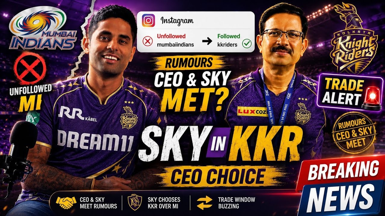 IPL 2027: SKY & CEO met, Trade Alert, Surya KKR New Captain? Ami KKR Hai Taiyaar