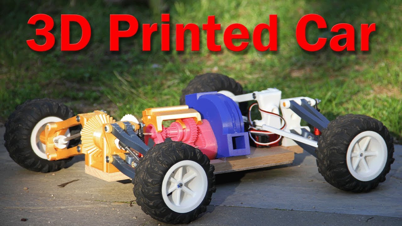 fully 3D Printed RC Car - Will it Work?