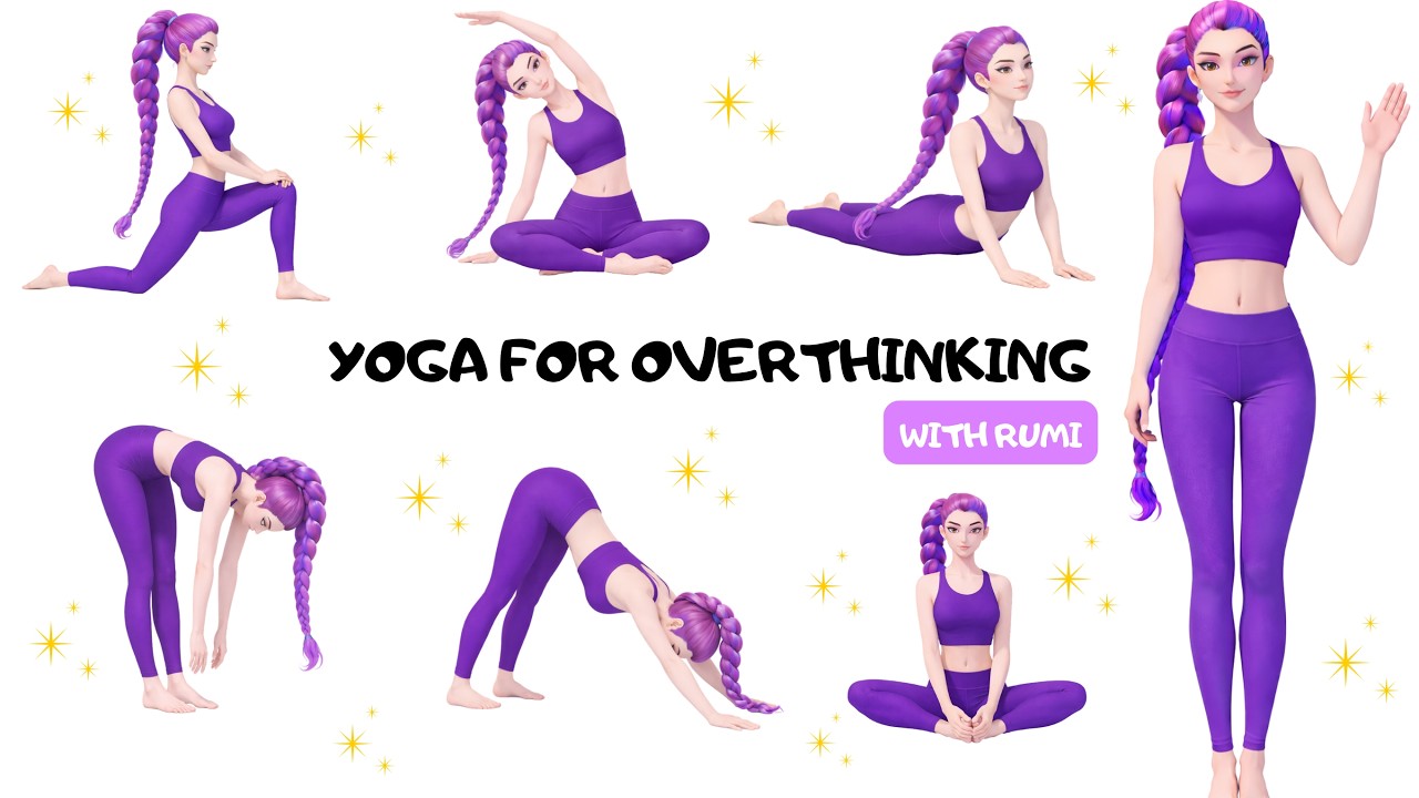 Yoga for Overthinking for Kids | Yoga with Rumi | Rumi × KPop Demon Hunters