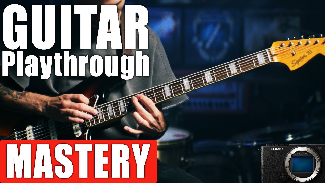 How To Guitar Playthrough with 3 Camera Angles
