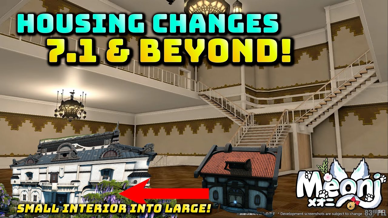 FFXIV: Player Housing Changes 7.1 and Beyond!