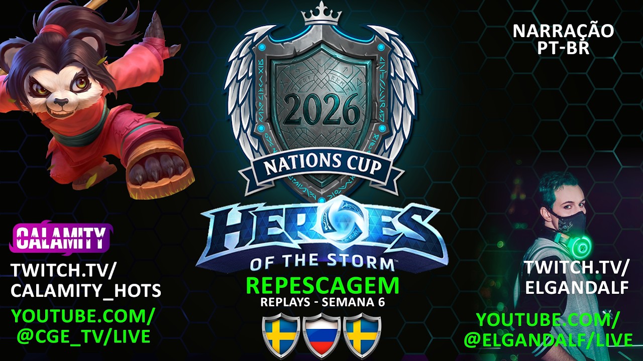 🔴[Replays da Copa das Nações - Repescagem] Depois gameplay de HOTS