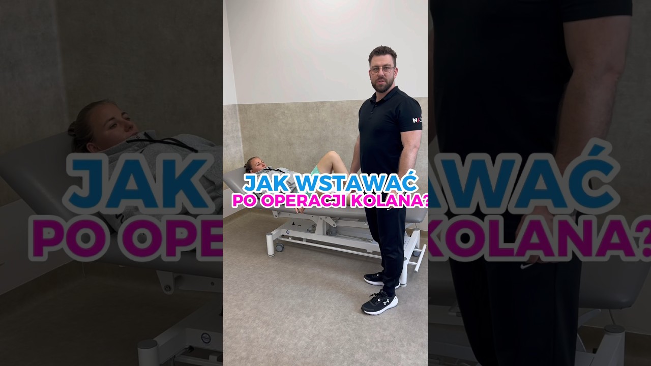 Jak wstawać po operacji kolana❓ #mariuszkozinski #zofiakasinska #novumortopedia #kolano #operacja