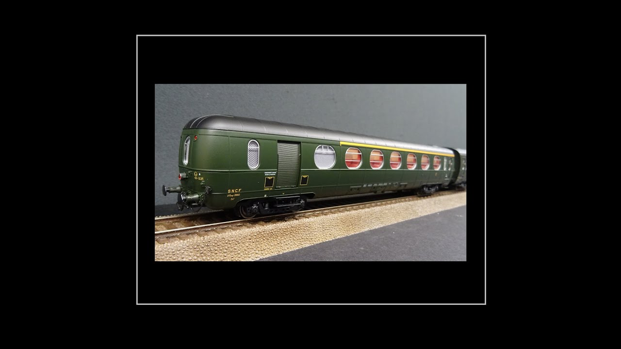 REE SNCF former  ÉTAT lightweight coaches Saucisson
