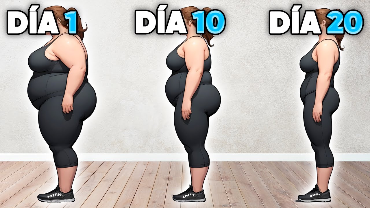 Pierde 5 kg en 20 días con Ejercicios Sólo de Pie (SIN SALTOS)