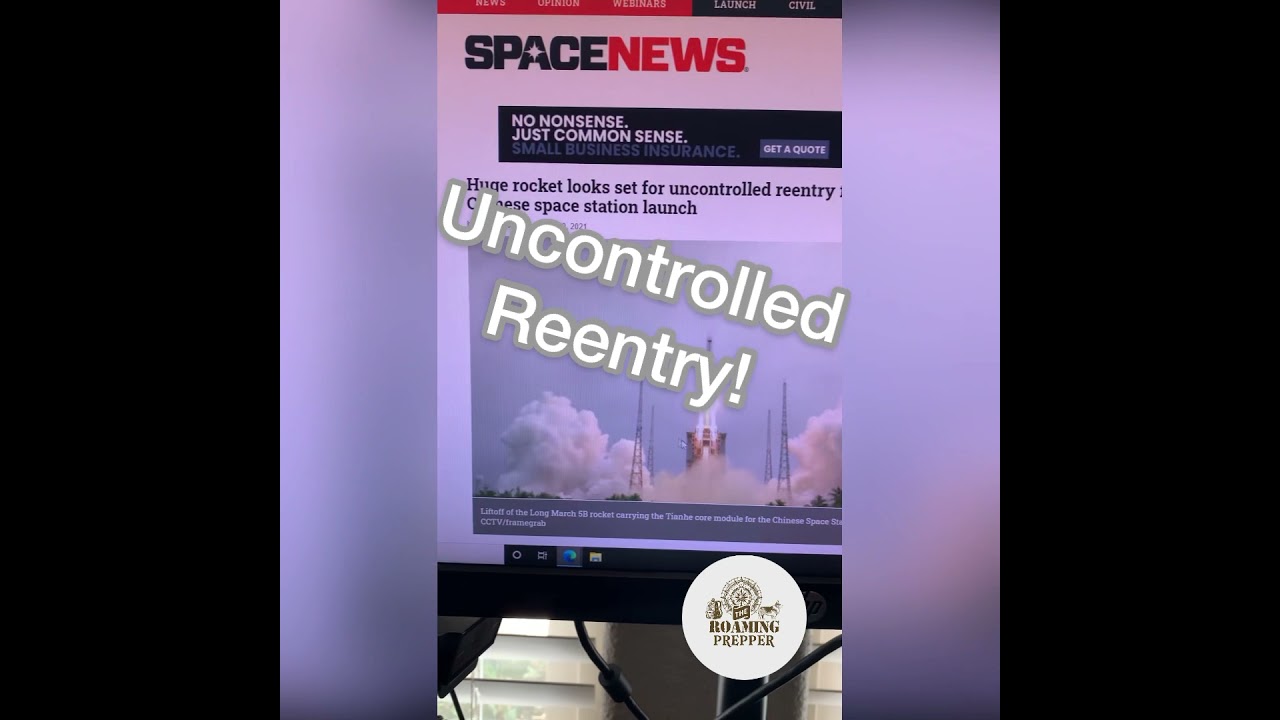 Monday Madness (03May21): Uncontrolled reentry!