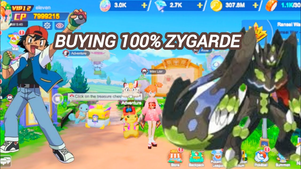 Buying Zygarde 100% form in Master Legend | PRIME F2Px