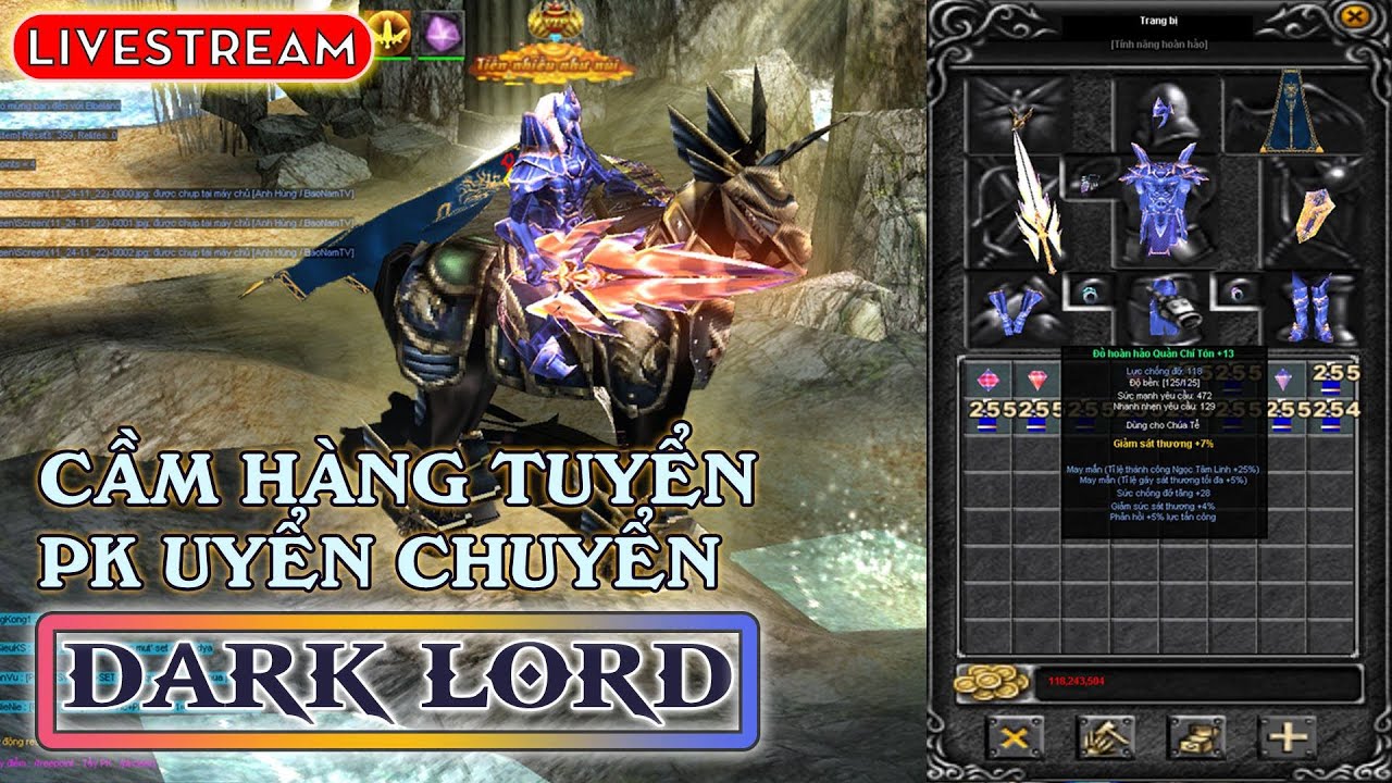 #12 BaoNamTV Live strem | Dark Lord (Ch&uacute;a Tể) - R&agrave;o Chắn Đầu Của Mọi Chiến Trường