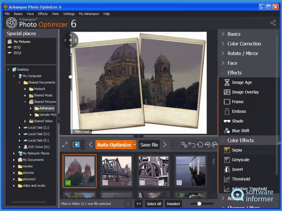 Let's have a look at Ashampoo Photo Optimizer