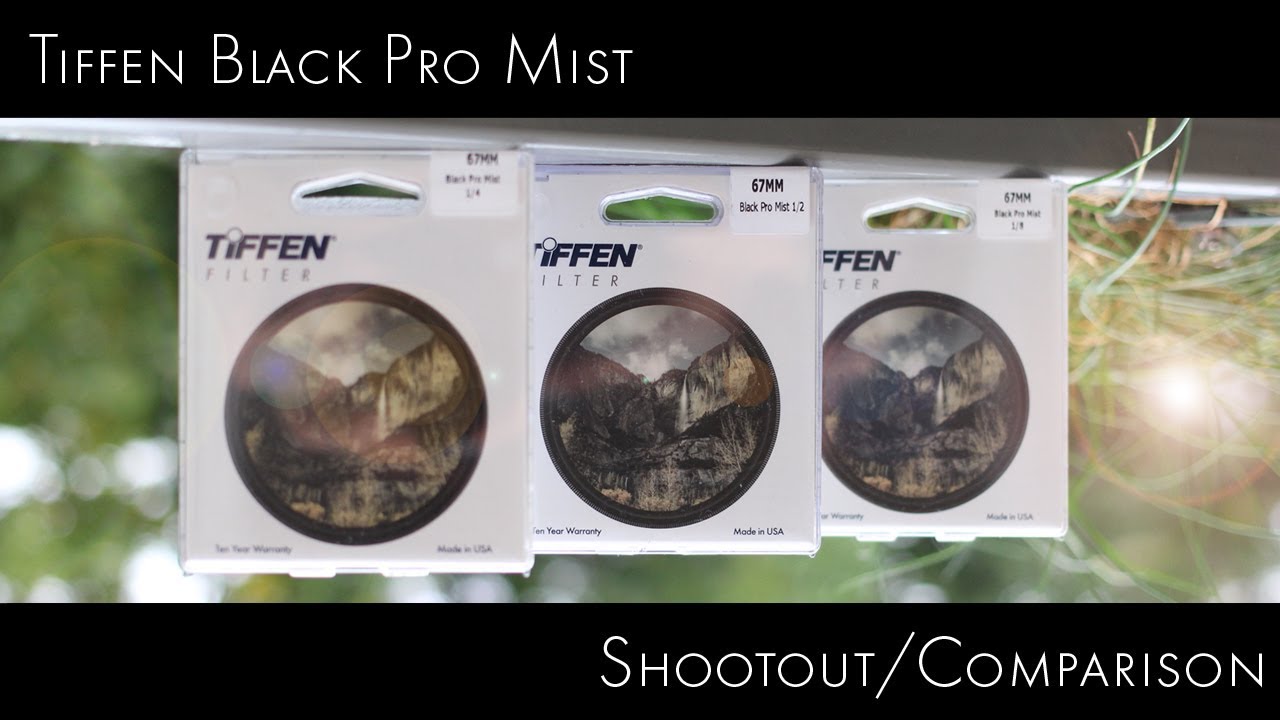 Tiffen Black Pro Mist 1/2 vs. 1/4 vs. 1/8 (on Panasonic GH5s & Sigma 16 mm)