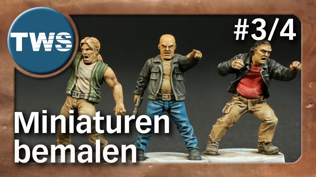 Tutorial: Miniaturen bemalen #3/4 / painting miniatures (Figuren bemalen, Tabletop-Zubehör, TWS)
