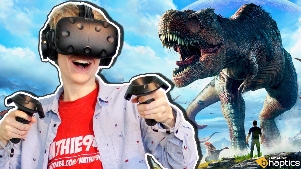 JURASSIC WORLD VR GAME!  | Ark Park (HTC Vive + Haptic bHaptics Suit Gameplay)