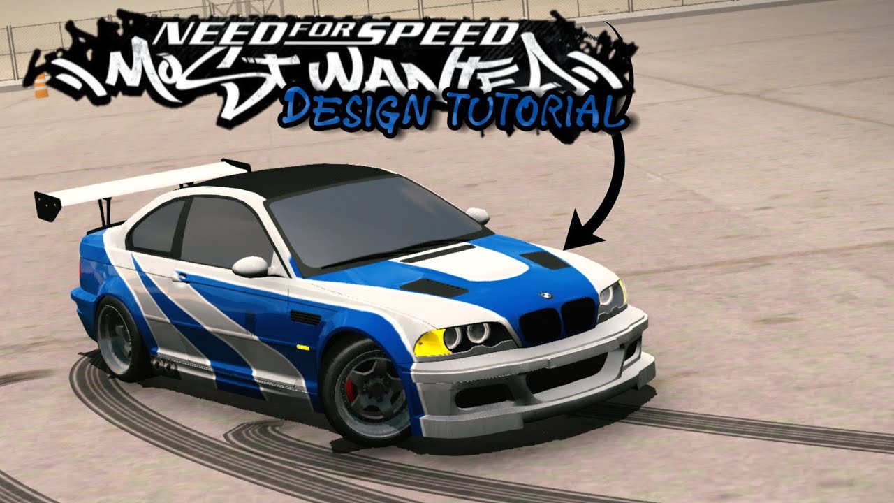 How to make NFS MOST WANTED BMW M3 GTR  Livery design tutorial || Car Parking Multiplayer