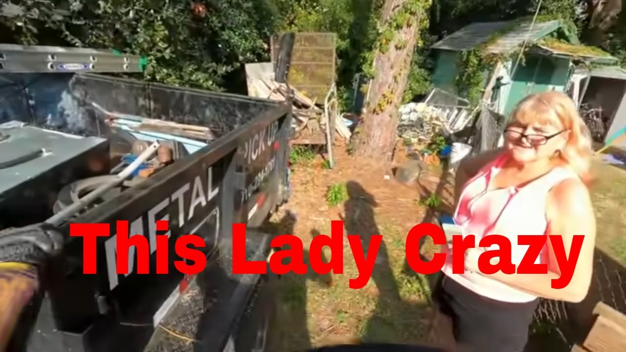Scrap Metal Pick Up. This lady is crazy. She said I stole her weed eater..