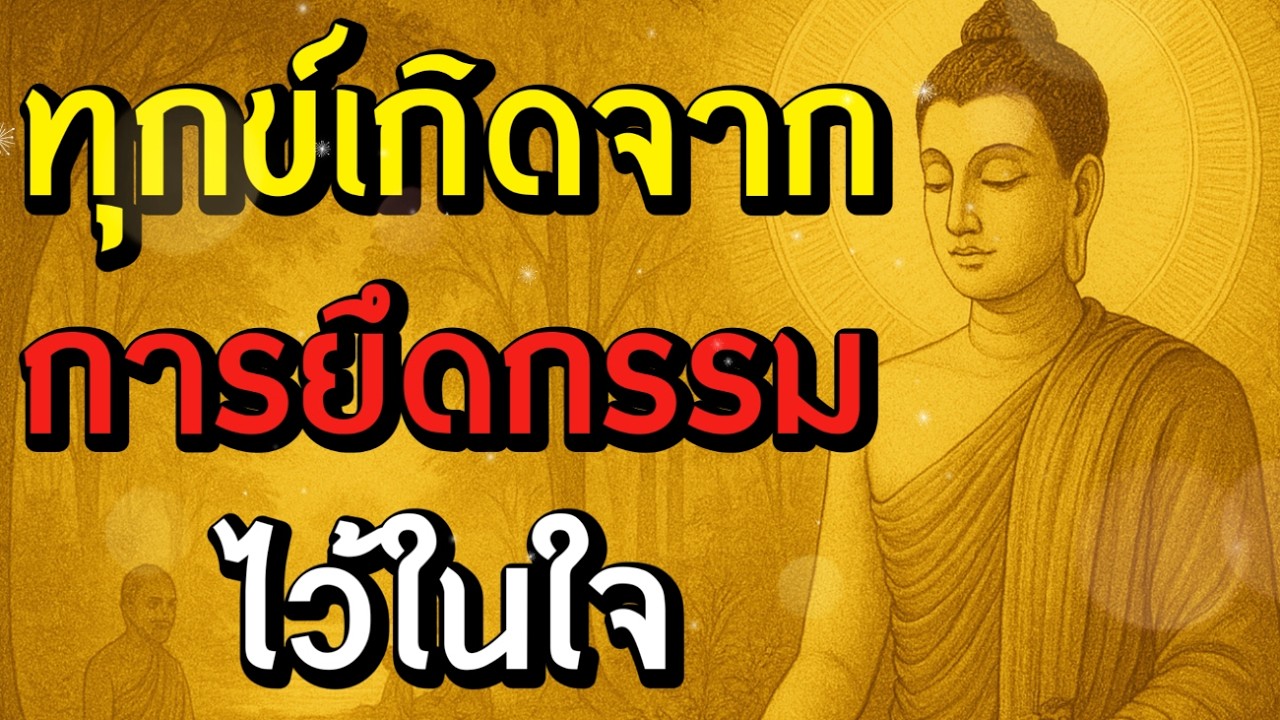 ธรรมะสอนใจ : Ep304 : ทุกข์เกิดจากการยึดกรรมไว้ในใจ