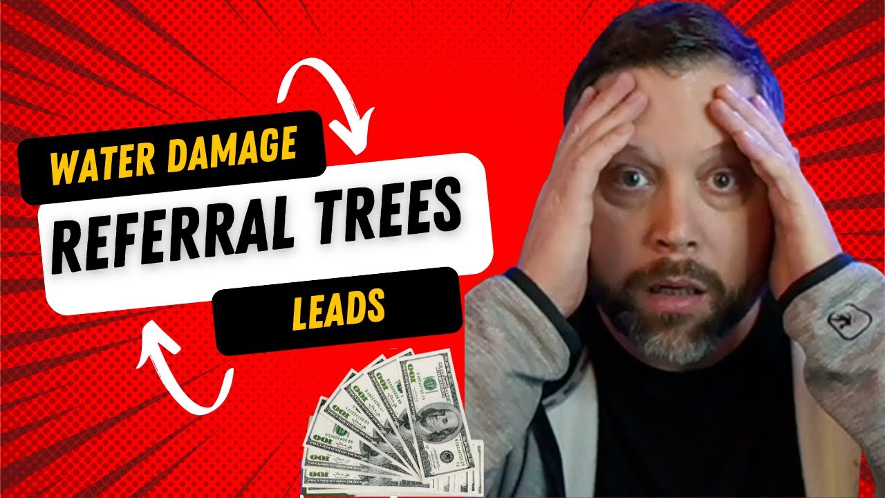 How to get water damage jobs for a restoration business with referrals