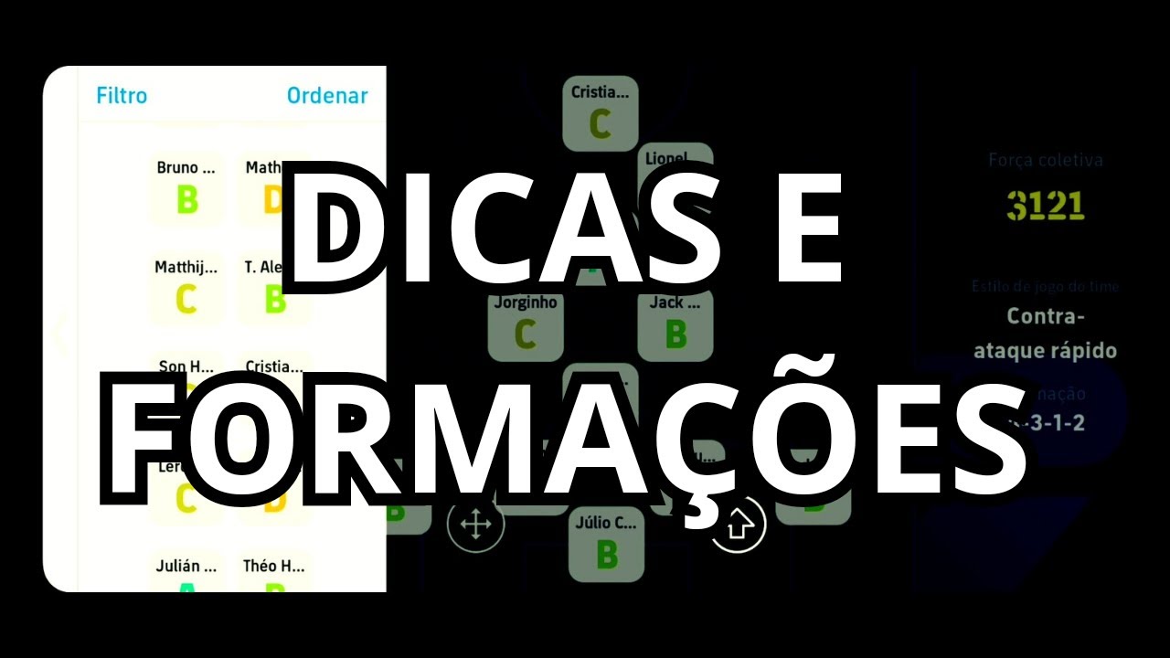 MELHOR FORMAÇÃO PARA CONTRA ATAQUE RÁPIDO?COM ORQUESTRADOR E INFILTRAÇÃO.