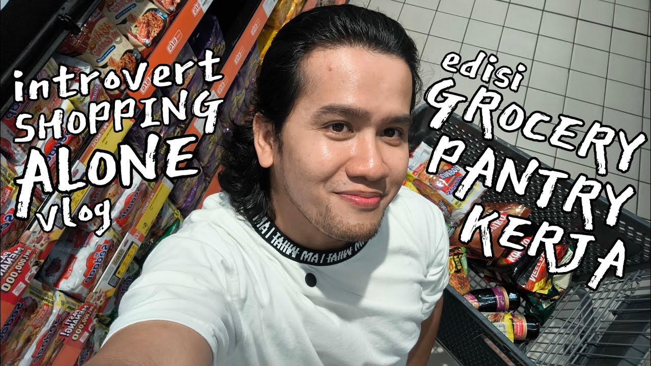 AEON BIG GROCERY SHOPPING VLOG EDISI PANTRY KERJA | THE MOST REALISTIC GROCERY SHOPPING VLOG EVER !