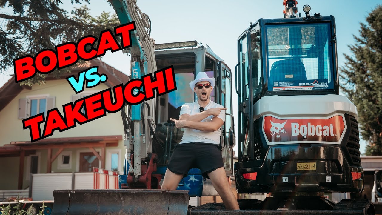 Das ultimative Minibagger-Duell: Takeuchi TB225 vs. Bobcat e27z
