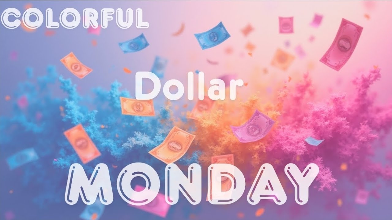 🌈 Colorful Dollar Mondays | Saving Money One Color at a Time