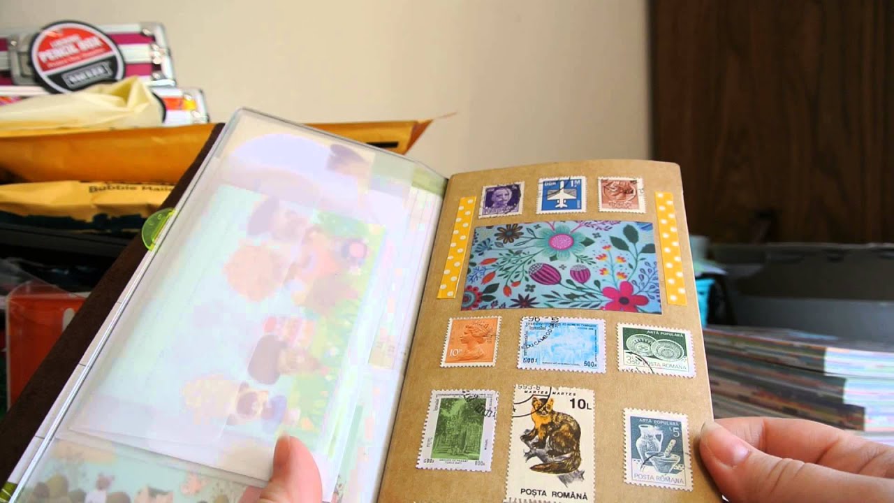 How I am Using my Midori Traveler's Notebook!!!