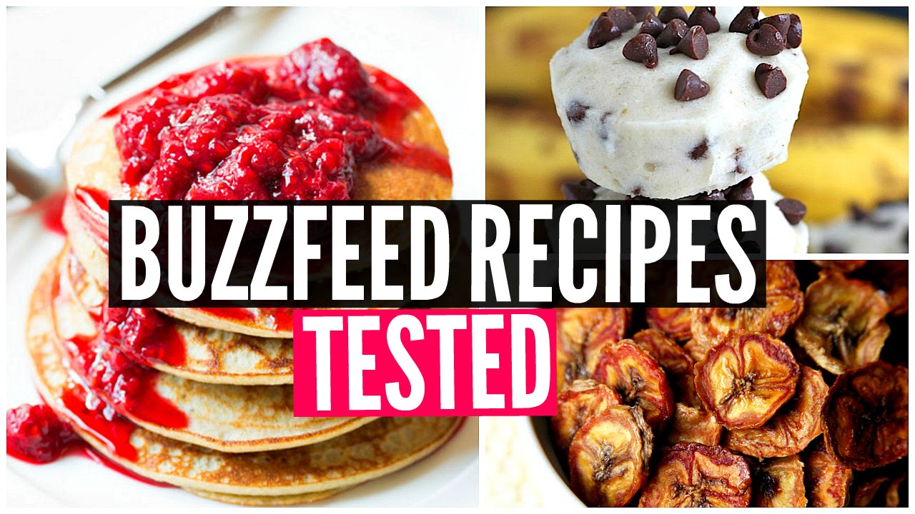 Buzzfeed Food Recipes TESTED: 3 Ingredient Snacks Taste Test