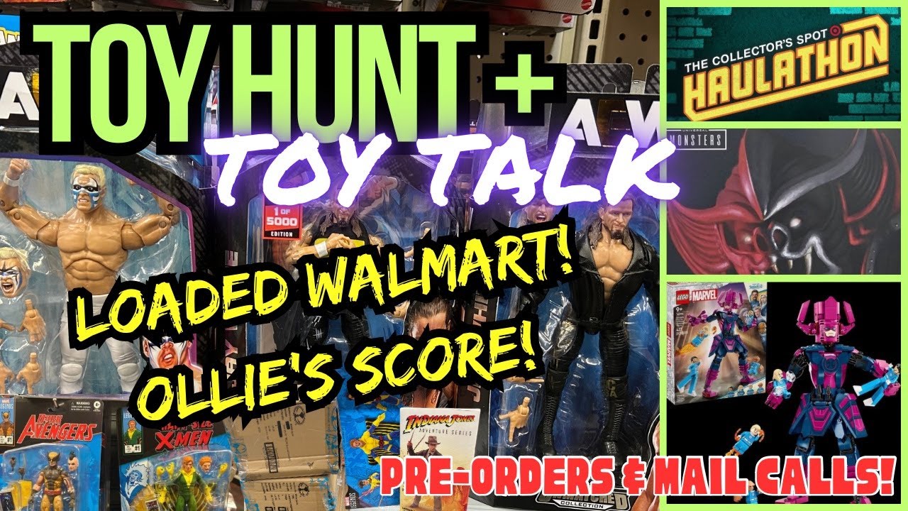 TOY HUNT | Walmart With The Goods! Ollie's Score, GameStop, ROSS, Toy News, & More! #toyhunt #toys