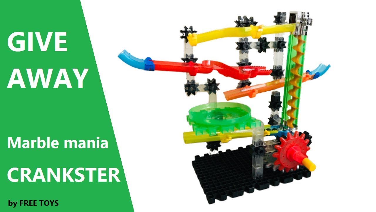 Learning Journey_STEM_Techno Gear Marble Mania CRANKSTER 2.0 w/ marble lifter & colourful tracks!