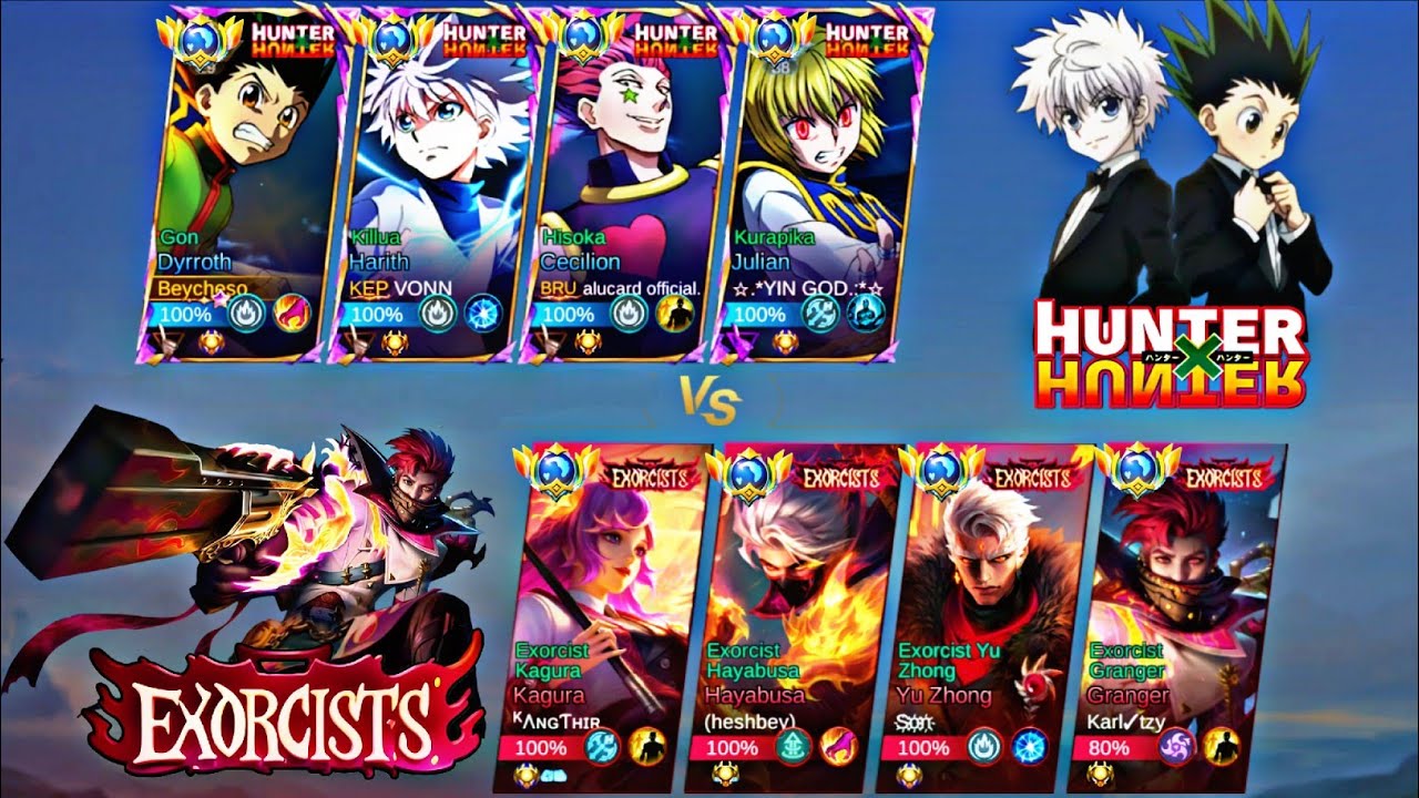 EXORCISTS SQUAD VS HUNTER X HUNTER SQUAD WHO WILL WIN?