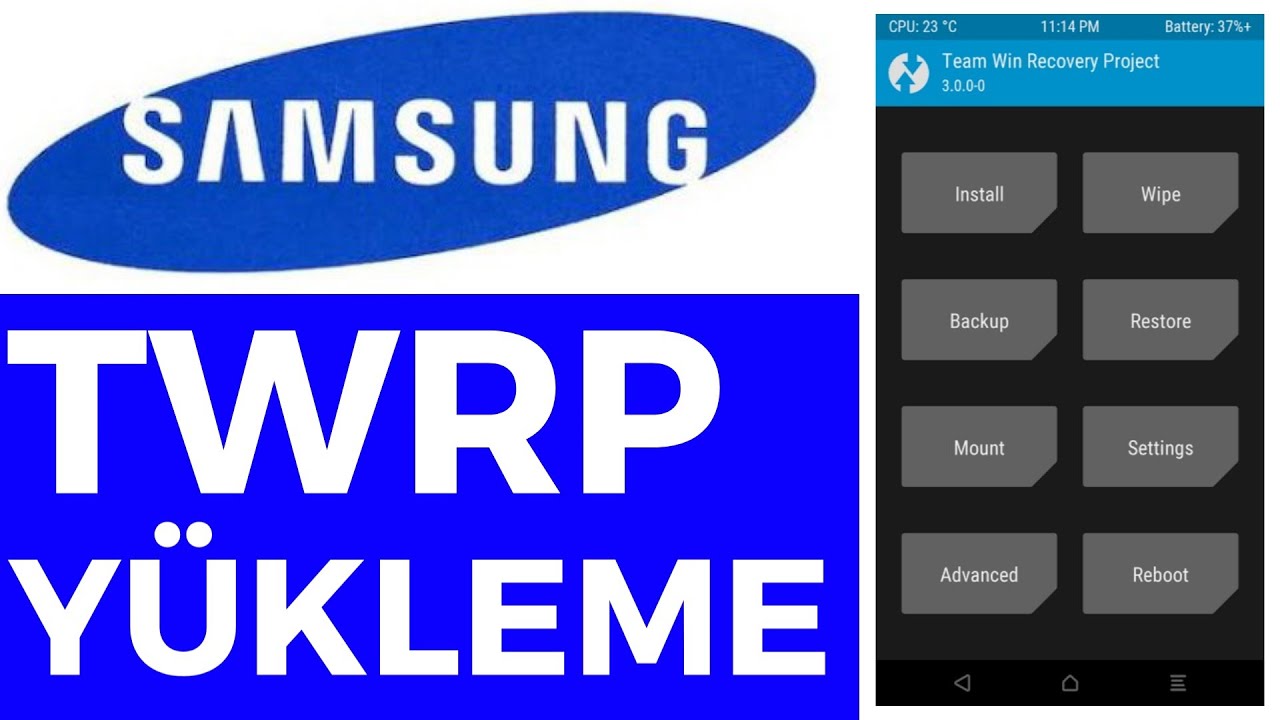 SAMSUNG CİHAZLARA TWRP NASIL YÜKLENİR ?
