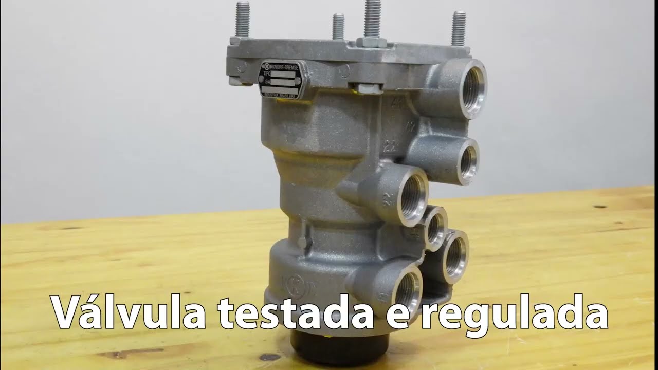 Válvula Controle de Carreta, testes e regulagem.
