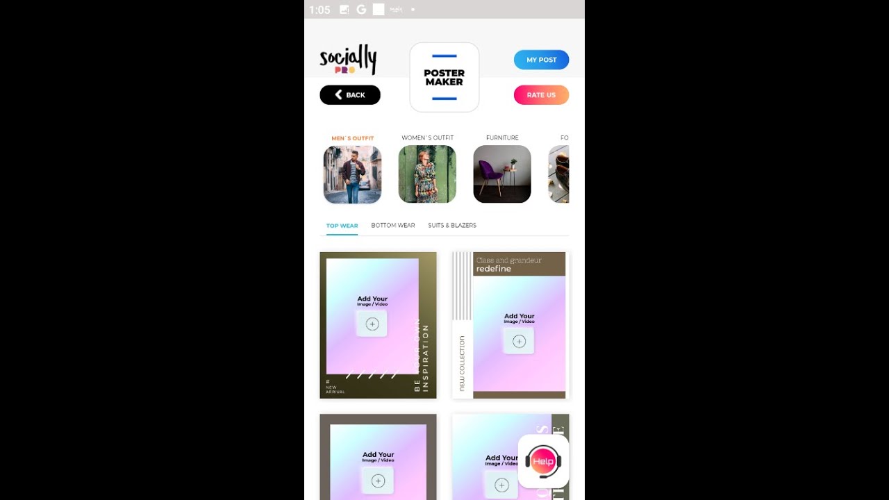 How To Create Only Poster Maker as Per your Business With Socially app