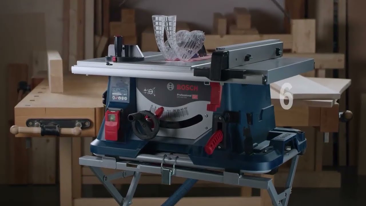 Bosch Professional GTS 635-216 1600W 216mm Table Saw 240v Kit Inc 1x GTA 560 Saw Stand
